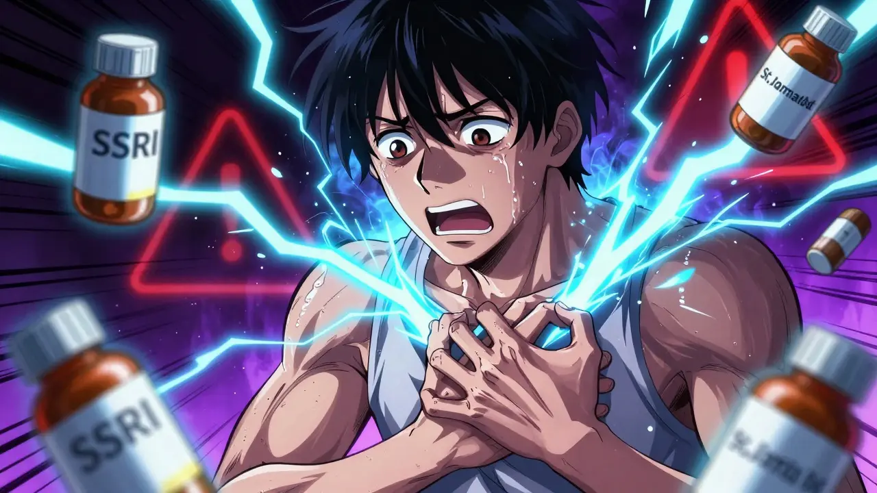 SSRI Antidepressants and Serotonin Syndrome Risk from Drug Interactions